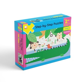 Step By Step Puzzle Lv.2 - Animals จิ๊กซอว์เสริมสร้างพัฒนาการสำหรับเด็ก 2 ปีขึ้นไป