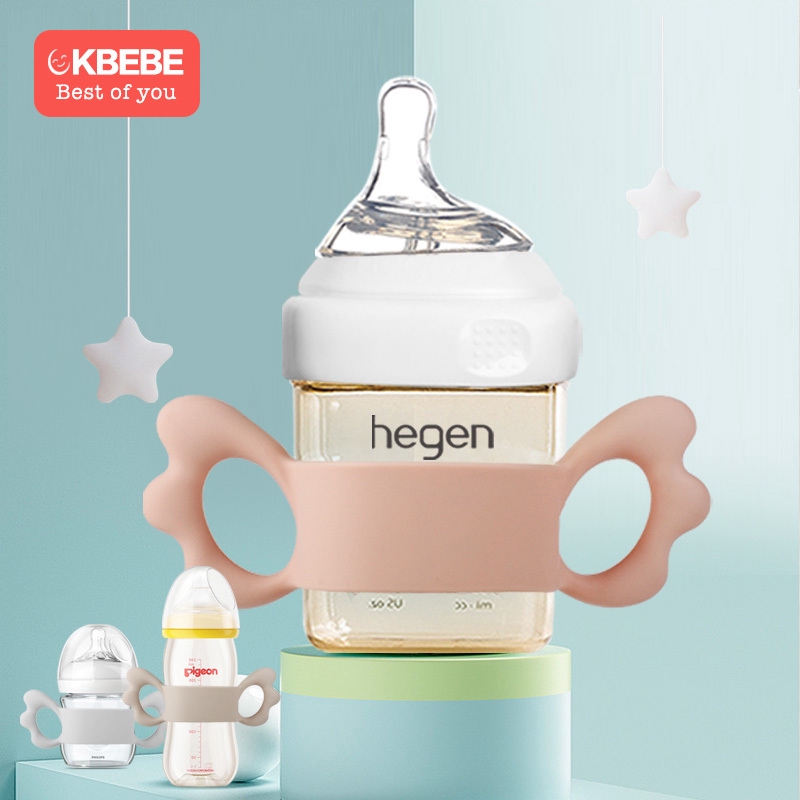 CKBEBE ขวดนมเด็กทารก จุกนมซิลิโคน Hegen กันร้อน A Vent ขวดนม Hegen คุณภาพดี