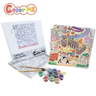 COLOR ME canvas coloring ระบายสีแคนวาส