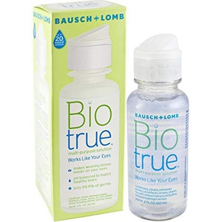 ถูกสุดๆน้ำยาล้างคอนแทคเลนส์ Biotrue ขวดเล็ก 60ml. หมดอายุ 2024  09