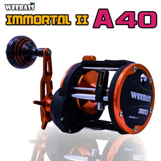 อุปกรณ์ตกปลา รอกเบท รอกทรงกลม WEEBASS รอก - รุ่น IMMORTAL II A40 ORANGE