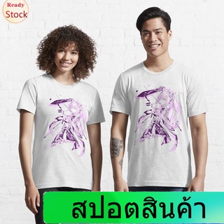 Illicit เสื้อยืดผู้ชายและผู้หญิง Genshin Impact | Keqing Essential T-Shirt Sports T-shirt