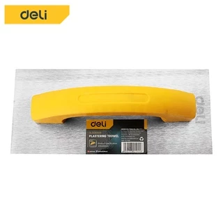Deli เกรียง สแตนเลส เกียงขัดมัน เกรียงฉาบปูน เกรียงโป๊ว เกียงสี่เหลี่ยม230*100mm เกียงสี่เหลี่ยมขัดมัน Plastering trowel