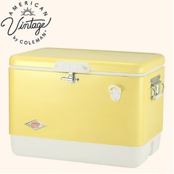 COLEMAN COOLER 54 QT STEEL YELLOW 3000005496
