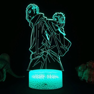 Tokyo Revengers Night Light Lamp LED Touch Remote Acrylic USB Anime Lighting Tokyo Manji Gang Mikey Home Decor High popularity popular