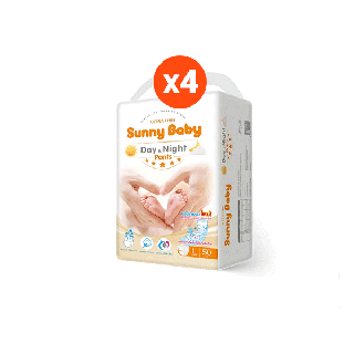 [ส่งฟรี][ขายยกลัง] Sunny Baby Ultra Slim & Dry Pants S58+6/M56+4/L50/XL44/XXL40ชิ้น (x4แพ็ค) แพมเพิสเด็ก ซันนี่เบบี้ แพมเพิสแรกเกิด เดย์แอนด์ไนท์ กางเกงผ้าอ้อม ชนิดบางพิเศษ ระบายอากาศดี