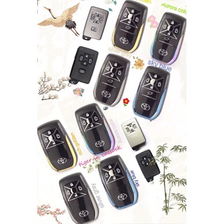 TOYOTA เคสกุญแจรีโมตรถยนต์ 5/4 B สําหรับอัพเกรด TOYOTA 5/4 BUTTON ALPHARD ESTIMA VELLFIRE smart key shell