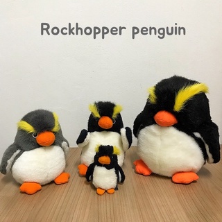 ตุ๊กตานกเพนกวินร็อคฮ็อปเปอร์ Rockhopper penguin นกเพนกวิน เพนกวินแอนตาร์กตุ๊กตาสัตว์น้ำ ตุ๊กตาสัตว์ทะเล  Marine life