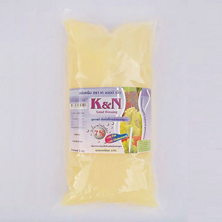 **  พร้อมส่ง  **  เคแอนด์เอ็น น้ำสลัดครีมไขมันต่ำ 1 กิโลกรัม K&amp;N Salad Dressing Cream Low Fat 1 kgโคตรถูก
