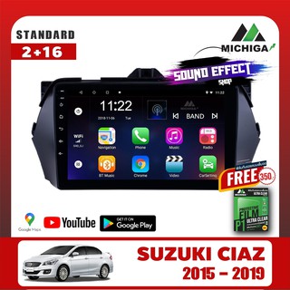 ลดราคาอย่างแรง วิทยุ Android MICHIGAจอแอนดรอยตรงรุ่น SUZUKI CIAZ 2015 - 2019 หน้าจอขนาด9 นิ้ว  Ram 2G/Rom 16G