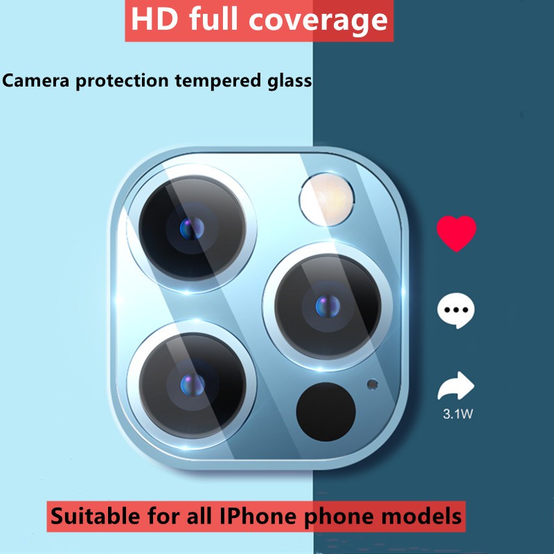 HD กล้องป้องกันฟิล์มสําหรับ iPhone 16/15/14/13/12/11/Pro Max Xs Max Xr 7P 8 Plus mini/Full coverage 