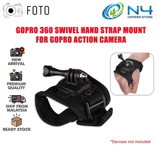 สายรัดข้อมือ หมุนได้ 360 องศา สําหรับกล้อง GoPro Hero Action Camera