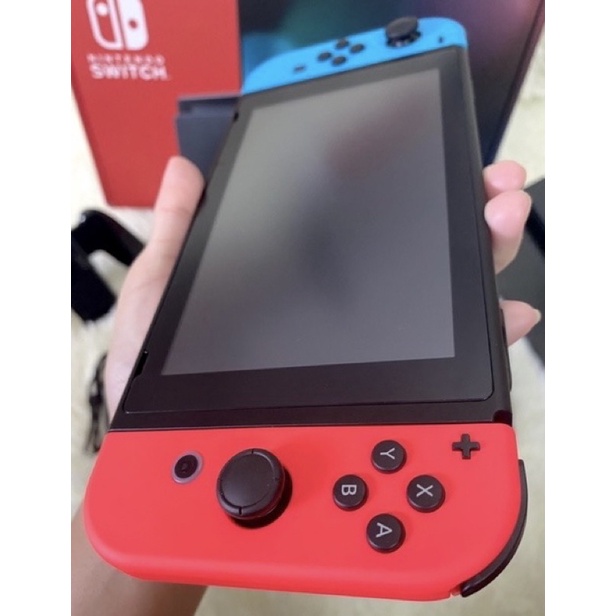 Nintendo Switch V.2 Neon กล่องแดง แบตอึด