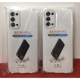 เคสใสกันกระแทก คลุมกล้อง For Oppo Reno5 5G