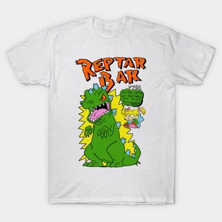 เสื้อยืดโอเวอร์ไซส์เสื้อท็อปส์ Reptar BarS-3XL