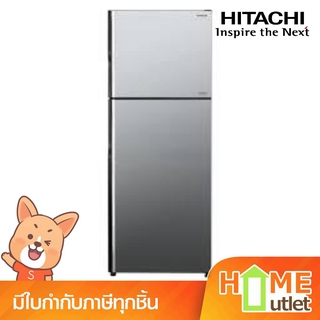 HITACHI ตู้เย็น 2ประตู ขนาด 425ลิตร 15คิว สีกระจก Inverter รุ่น R-VGX400PF MIR (19472)