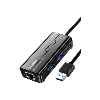 Ugreen อะแดปเตอร์การ์ดเครือข่าย USB 3.0 2.0 HUB to RJ45 Lan