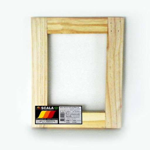 Scala กรอบขนาด 6×8 / 6x10 / 8x10 นิ้วพร้อมขึงผ้าสกรีน 53T(1350) #2300