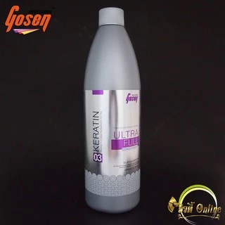 เคราตินพลัส เบอร์ 1/2/3 (โกเซน) gosen ultra full shampoo 01-03 . 1000ml