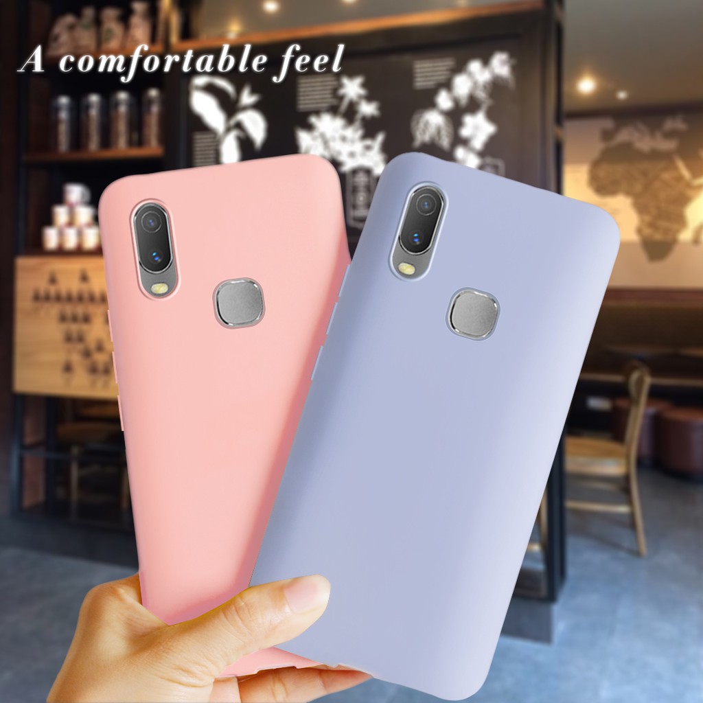 เคสโทรศัพท์ซิลิโคนสีแคนดี้สําหรับ Vivo Y11 2019 Vivo Y11 ( 2019 ) Vivo_ 1906 1906 _ 20