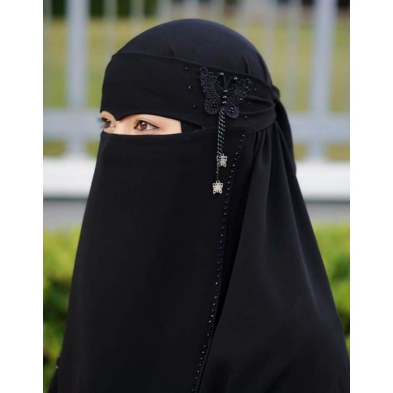 Niqab EAGLE BUTTERFLY ZAFIRA/NIQOB/CADAR BANDANA