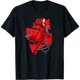 เสื้อยืด พิมพ์ลาย Marvel Scarlet Witch Wanda Maximoff สําหรับผู้ใหญ่tO$