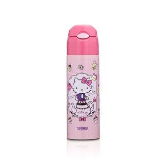 Thermos กระติกน้ําร้อน ลาย Hello Kitty พร้อมหลอดดูด (FHL550)