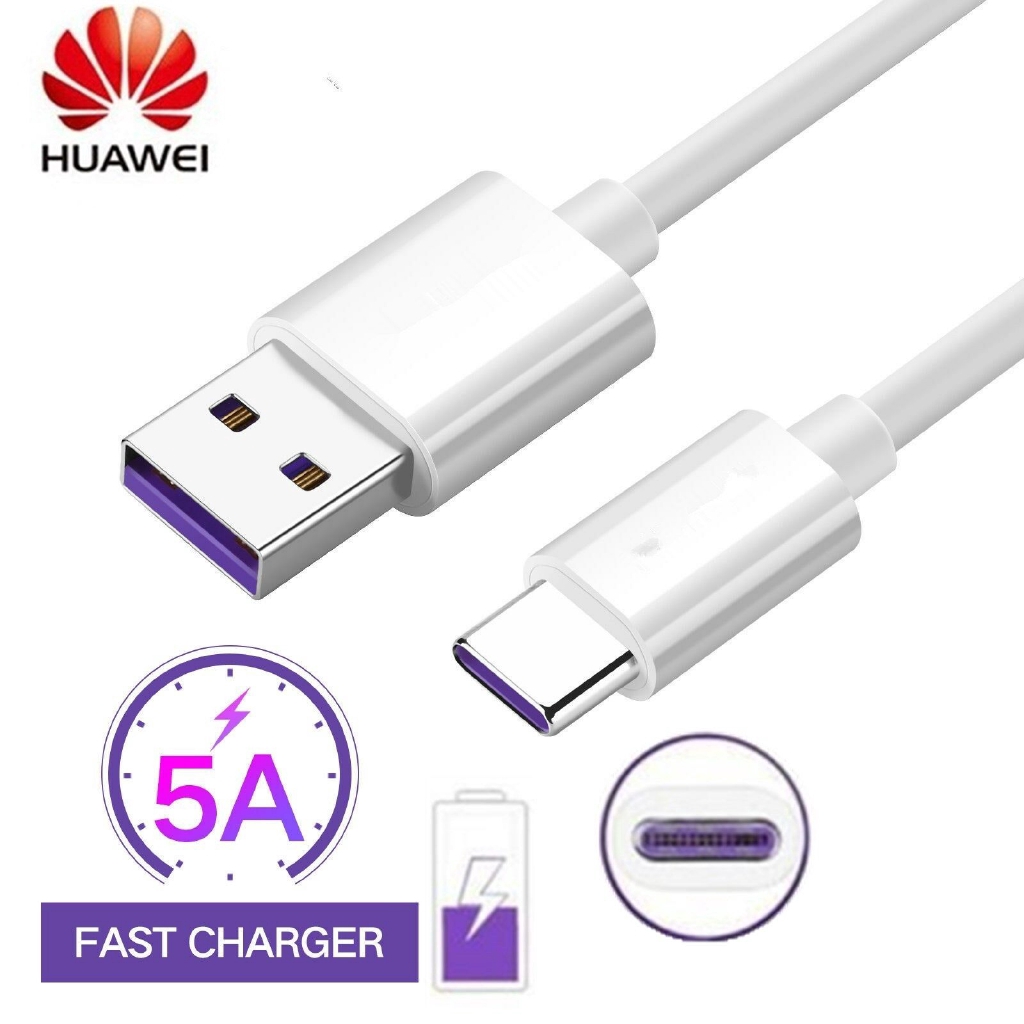 Cables, Chargers & Converters 19 บาท สายชาร์จ USB Type C สีม่วงสำหรับ Huawei Mate 10 LG Mobile & Gadgets