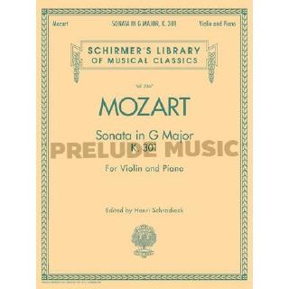 (Violin and Piano) SONATA IN G MAJOR, K301 Schirmer Library of Classics Volume 2067 (HL50486482)