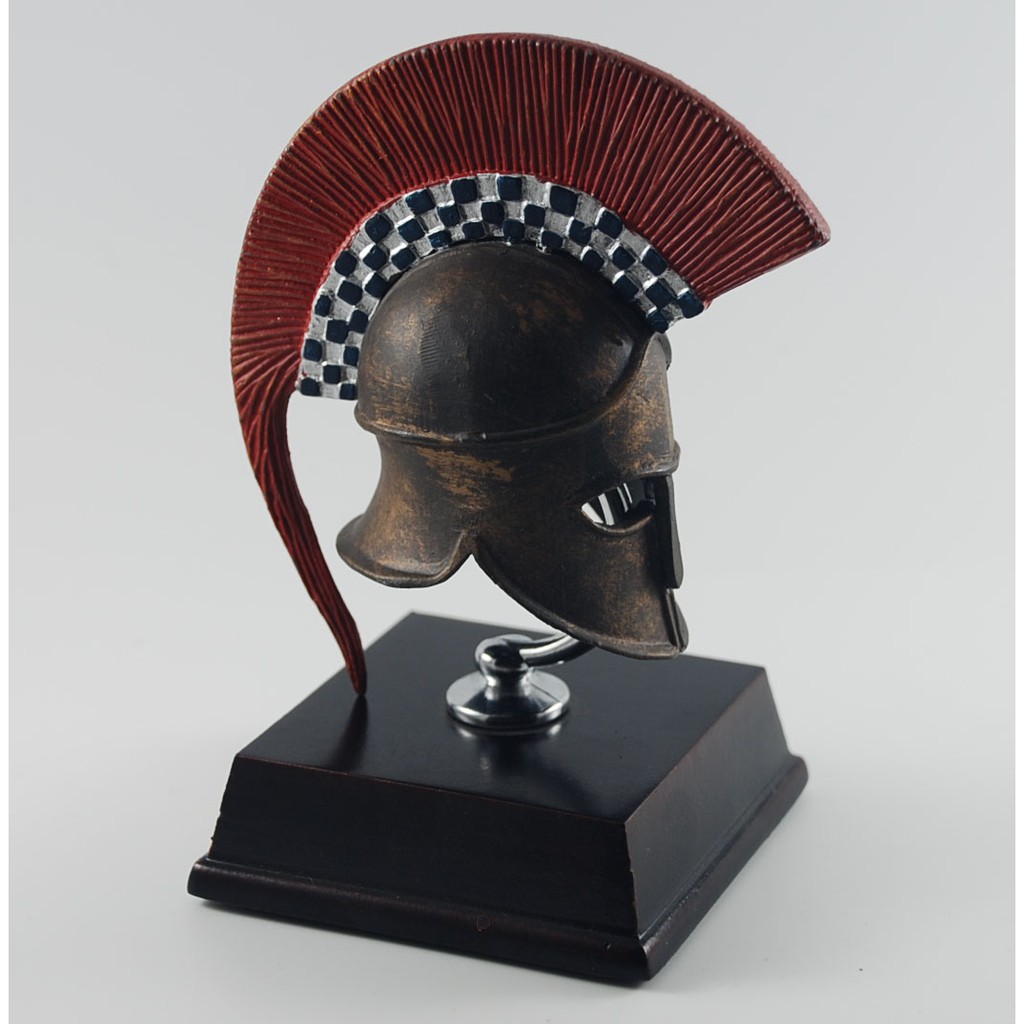 Antique Mini Knight Warrior Heavy Metal Helmet