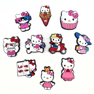 ตัวติดรองเท้า Pvc ตัวการ์ตูนสำหรับตกแต่ง Diy รองเท้าหัวโต ติดง่าย น่ารัก
