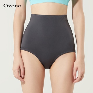 OZONE HIGH-WAISTED BIKINI NEW!! บิกินี่เอวสูง สำหรับว่ายน้ำ สีเทา รุ่น WWP101 บิกินี่