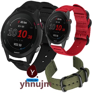 สายนาฬิกาข้อมือ สายไนล่อน สําหรับ Garmin Forerunner 255 255S 255usic สาย garmin Forerunner 955 745 55 645 245 สาย garmin Forerunner 55 สาย