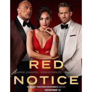 DVD Red Notice : 2021 #หนังฝรั่ง (ดูพากย์ไทยได้-ซับไทยได้) - แอคชั่น ผจญภัย คอมเมดี้