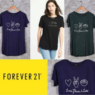 เสื้อยืดคอกลม มี 3 สี ค่ะ forever 21