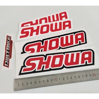 สติกเกอร์ USD SHOCK ด้านหน้า SHOWA KLX CRF DTRACKER ORAJET