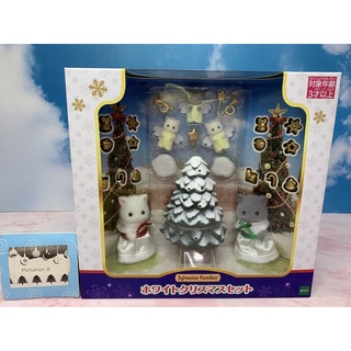 🎄Sylvanian White Christmas set (Santa) ซิลวาเนียน ไวท์ คริสมาส แซนต้า แมวเปอร์เซีย มือ1 ไม่มีจำหน่ายในไทย