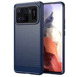 เคสโทรศัพท์มือถือ คาร์บอนไฟเบอร์ กันกระแทก สําหรับ Xiaomi Mi 11 Ultra 12Pro Mi 12 Mi11 Ultra
