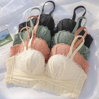 ชุดชั้นใน Soft Bra เสื้อชั้นในเซ็กซี่แบบไร้โครง มีฟองดันทรงในตัว สายถอดได้ ใส่สบาย  NY92