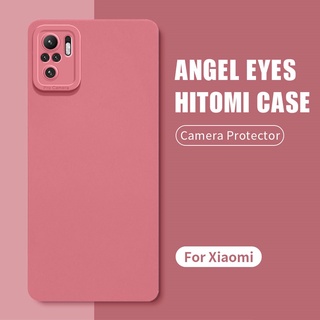 เคสโทรศัพท์มือถือ ซิลิโคนนิ่ม ขอบตรง ลาย Angel Eye Pupil สําหรับ Xiaomi Redmi Note 11 11S 10 10S Pro Mi Poco M3 M4 5G