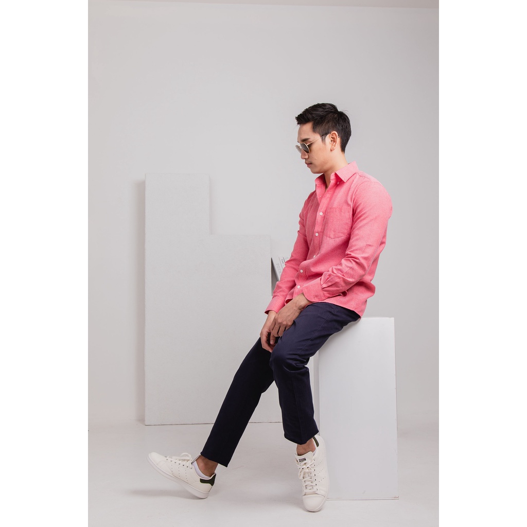 UrbanSNAPS CHINOS PANTS (สีน้ำเงิน Navy) กางเกงชิโนขายาว (868-27 NV) - รูปที่ 3