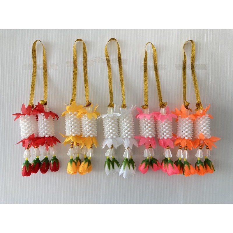 พวงมาลัย 2 ชาย(ps-05-01) ใช้สำหรับบูชา สินค้ามี 5 สี : ราคาต่อพวง