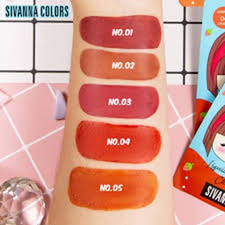 SIVANNA COLORS HF4032 ลิปซอง เนื้อแมท ของ แท้ 100 %