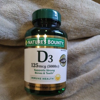 Natures Bounty Vitamin D3 400 softgels (5000IU)