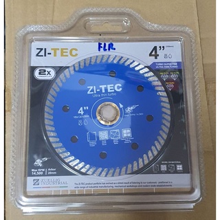 ZI-TEC ใบตัดปูน ตัดกระเบื้อง 4นิ้ว บาง 1.2 mm