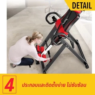 ERORO เครื่องยืดหลัง เบาะหนัง PU อุปกรณ์ออกกำลังกายท่าหกสูง