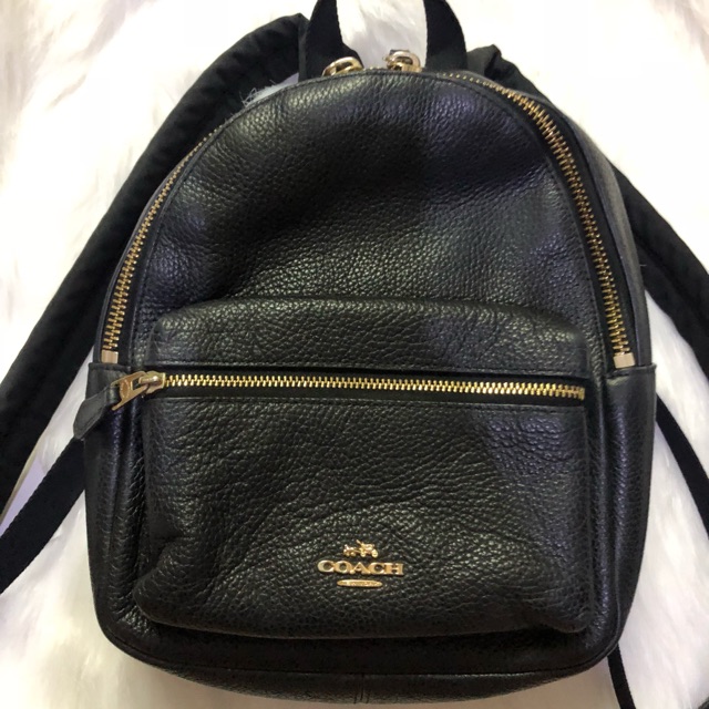 กระเป๋าเป้มินิ coach สีดำ มือ 2