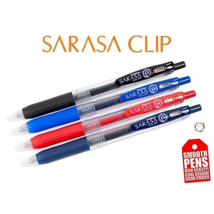 ปากกาเจล Zebra Sarasa Clip 1.0 มม. / ปากกา Zebra Sarasa 1.0 มม. / ปากกา Sarasa 1.0 มม. - หน่วย