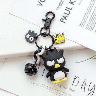 JINNStore แฟชั่น Sanrio น่ารัก Bad Badtz Maru พวงกุญแจพวงกุญแจการ์ตูนสร้างสรรค์กระเป๋าโทรศัพท์มือถือจี้รถสนุก Kuromi Keroppi พวงกุญแจ