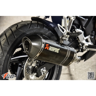 ท่อมอเตอร์ไซค์ AKRAPOVIC CARBON FOR HONDA CBR300R ท่อแต่ง ท่อสูตร ท่อบิ๊กไบค์ ท่อBigbike ท่อไอเสีย